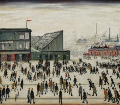 Going to the Match by Laurence Stephen Lowry, sold at Christie's London