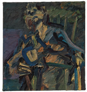 J.Y.M. Seated by Frank Auerbach, sold at Christie's London