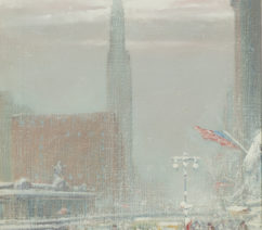 Johann Berthelsen's 42nd Street Looking East Past Grand Central Station