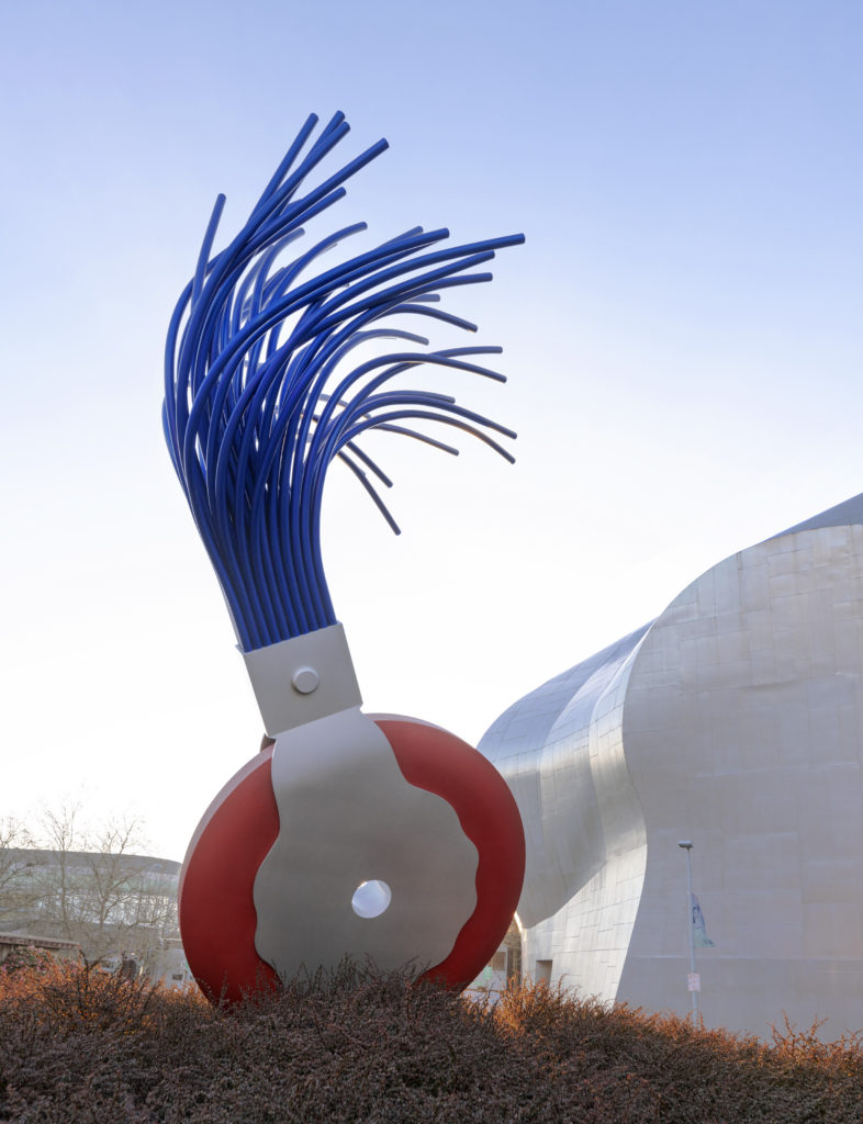 Typewriter Eraser, Scale X by Claes Oldenburg and Coosje van Bruggen. sold at Christie's New York as part of the collection of Paul Allen