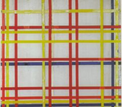 New York City I by Piet Mondrian, displayed at the State Collection of North Rhineland-Westphalia in Düsseldorf since 1980