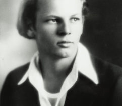 Studio portrait at about age 16 circa 1928