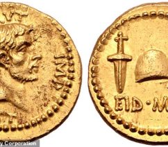 Julius Caeser gold coin known as the Eid Mar