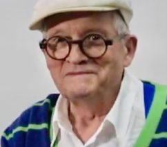 A photograph of David Hockney