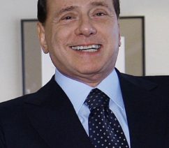 A photograph of former Italian prime minister Silvio Berlusconi