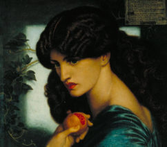 Proserpine by Dante Gabriel Rossetti (detail)