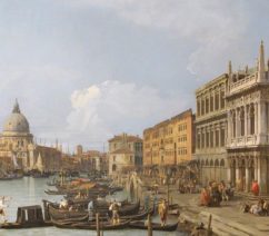 An 18th century Canaletto cityscape of Venice