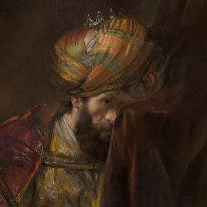 Saul & David by Rembrandt (detail)