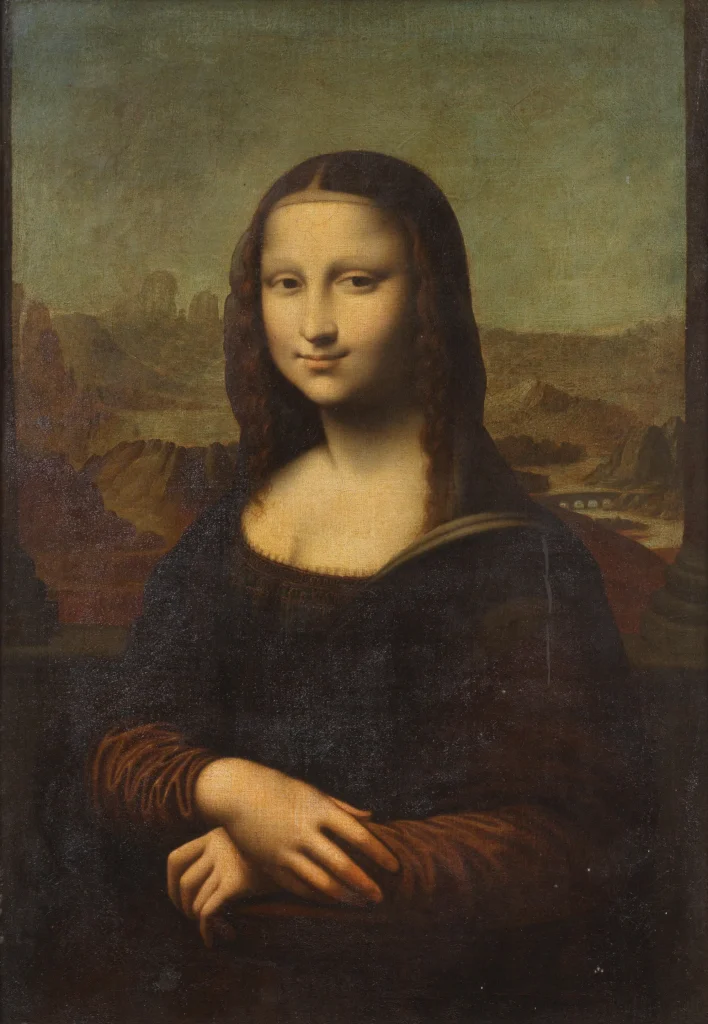 A copy of the Mona Lisa by Da Vinci