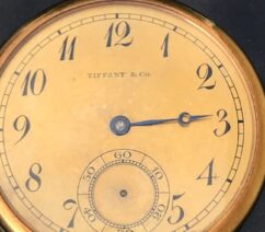 Tiffany & Co. gold pocket watch