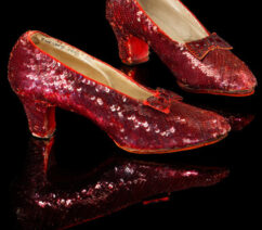 ruby red slippers from the wizard of oz
