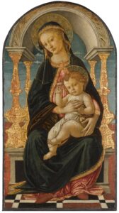 A Renaissance Madonna and child painting