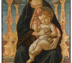 A Renaissance Madonna and child painting