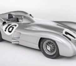 silver 1954 Mercedes-Benz W196R Streamliner
