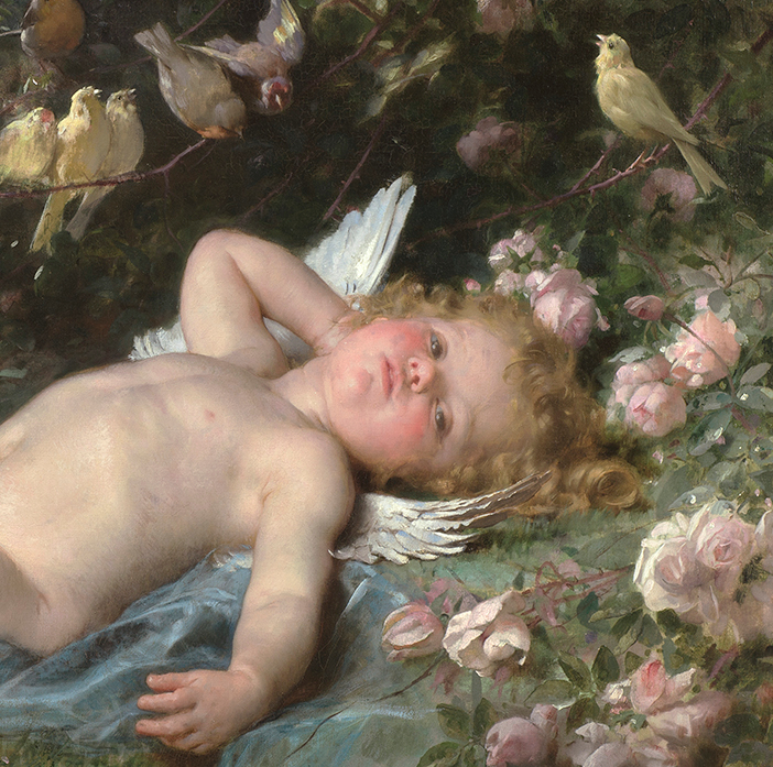 Awakening of Love by Perrault (detail)