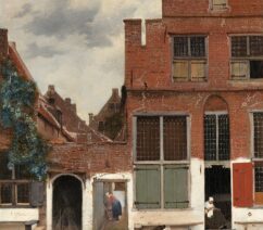 A 17th century painting of a Dutch steet.