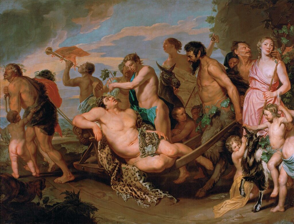 The Triumph of Bacchus by Michelina Wautier