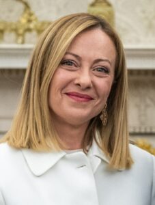 A photo of Giorgia Meloni, prime minister of Italy