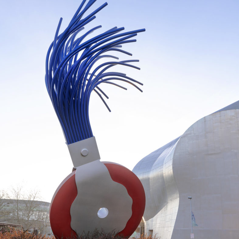 Typewriter Eraser, Scale X by Claes Oldenburg and Coosje van Bruggen. sold at Christie's New York as part of the collection of Paul Allen