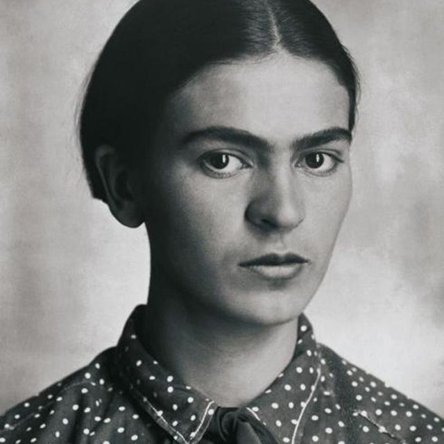 Frida Kahlo, in a photograph taken by her father Guillermo