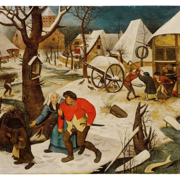 A winter village scene by Pieter Brueghel the Younger, sold at Sotheby's
