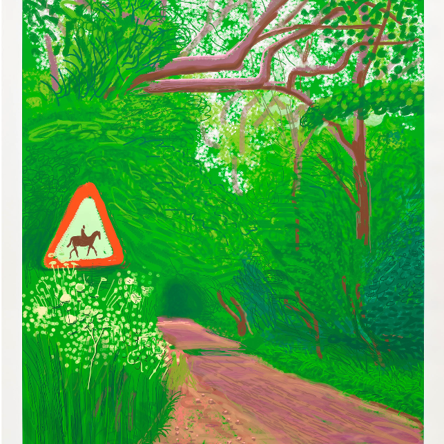 The Arrival of Spring in Woldgate, East Yorkshire in 2011 - 30 May by David Hockney, sold at Phillips London