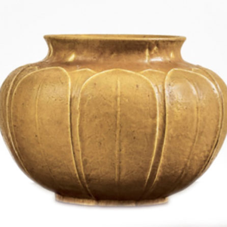 yellow, gold vase