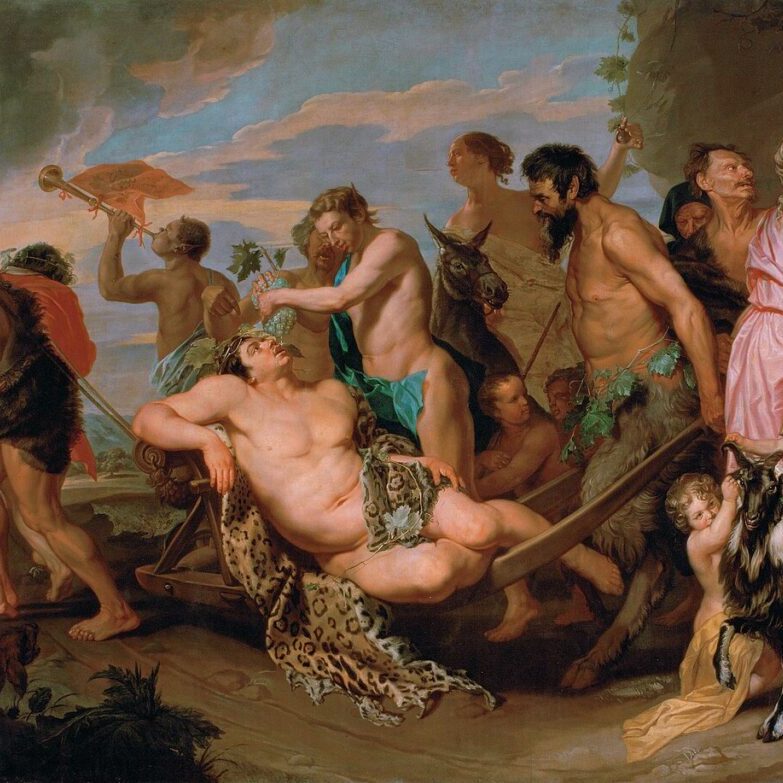 The Triumph of Bacchus by Michelina Wautier