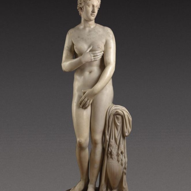 marble ancient sculpture of Aphrodite