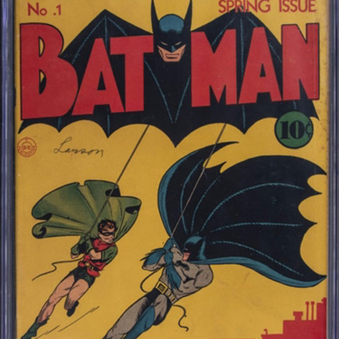 1940 DC comic book featuring Batman