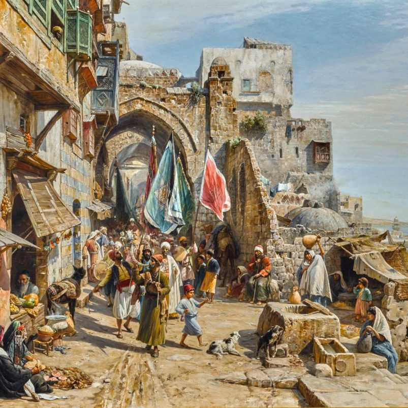 Gustav Bauernfeind’s Procession in Jaffa