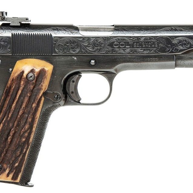 Al Capone's favorite gun, a Colt Model 1911 semi-automatic pistol
