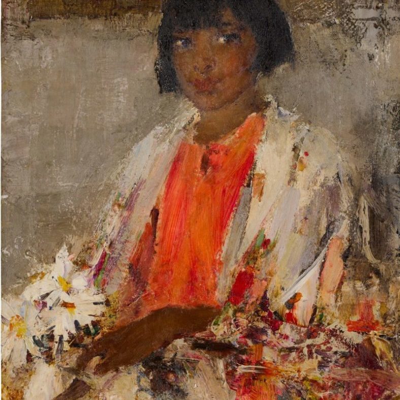 portrait of an Indian girl