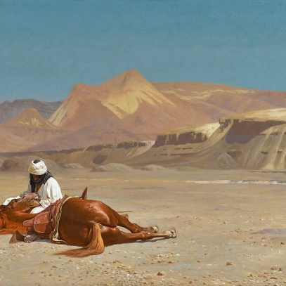 Jean-Leon Gérôme's Rider and His Steed in the Desert