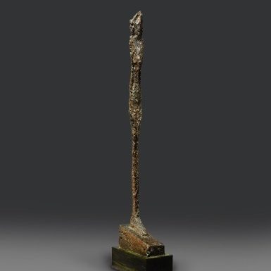 thin figure in bronze