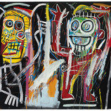 abstract painting by Basquiat