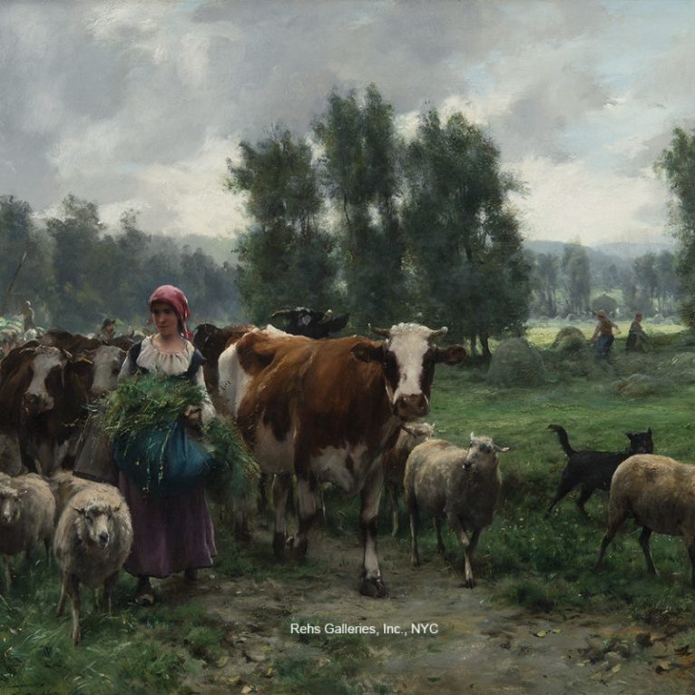 Julien Dupre "Returning From The Pasture"