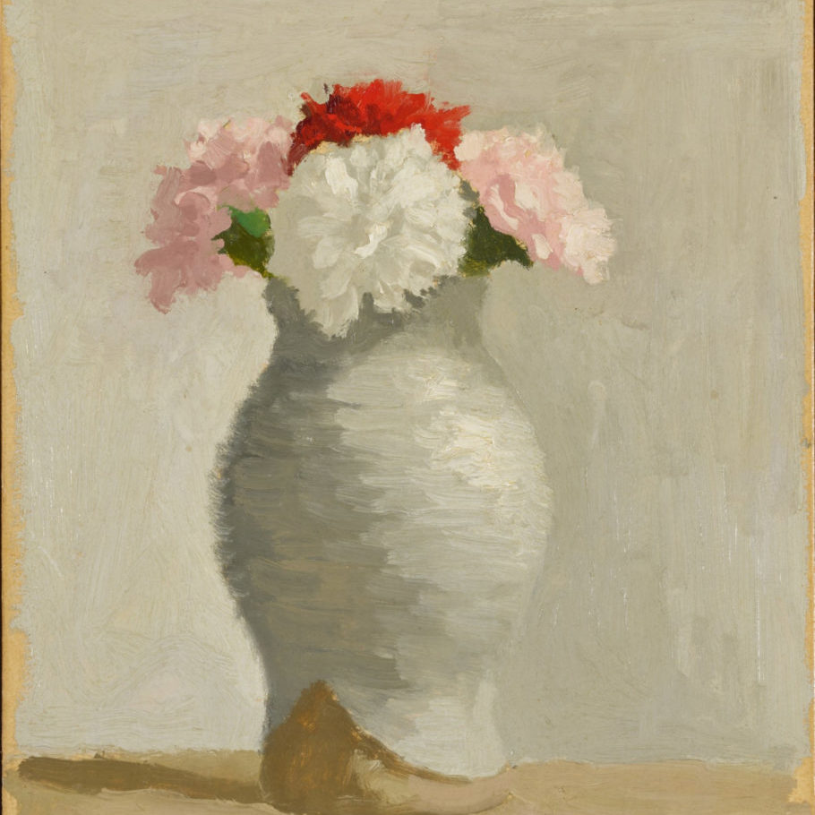 white, pink and red flowers