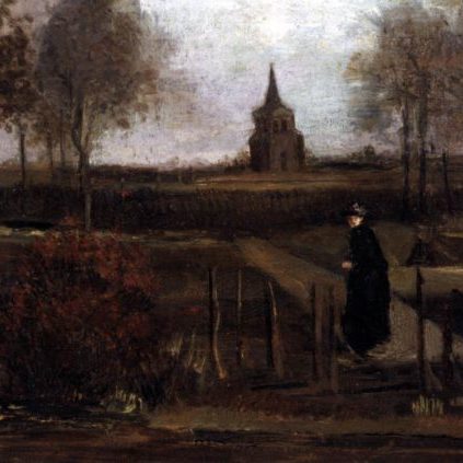 Vincent van Gogh's “The Parsonage Garden at Nuenen in Spring 1884 ”