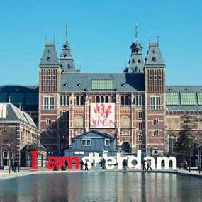The Rijksmuseum in Amsterdam