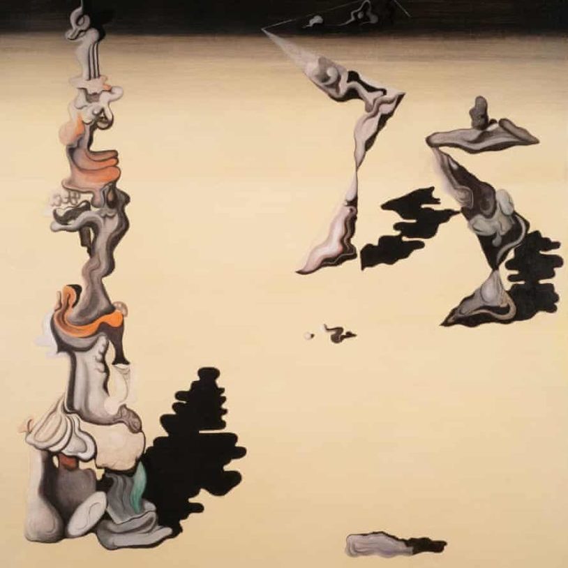a Surrealist painting - Yves Tanguy's - Fraud in the Garden